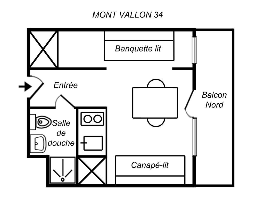 Residence Mont Vallon Méribel Exterior foto